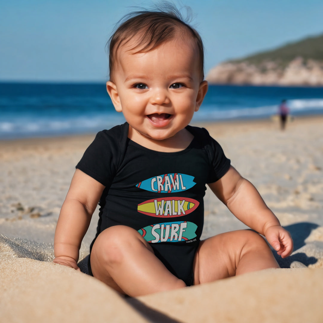 Image of Body de rastejar, andar e surfar