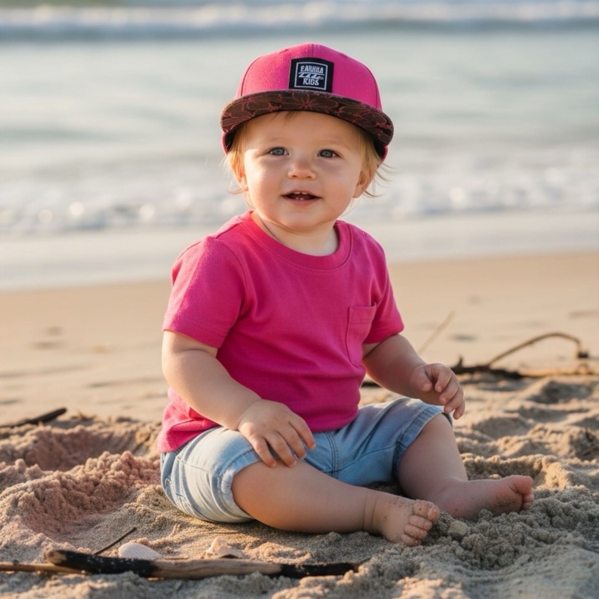 Hibiscus Full Brim Cap
