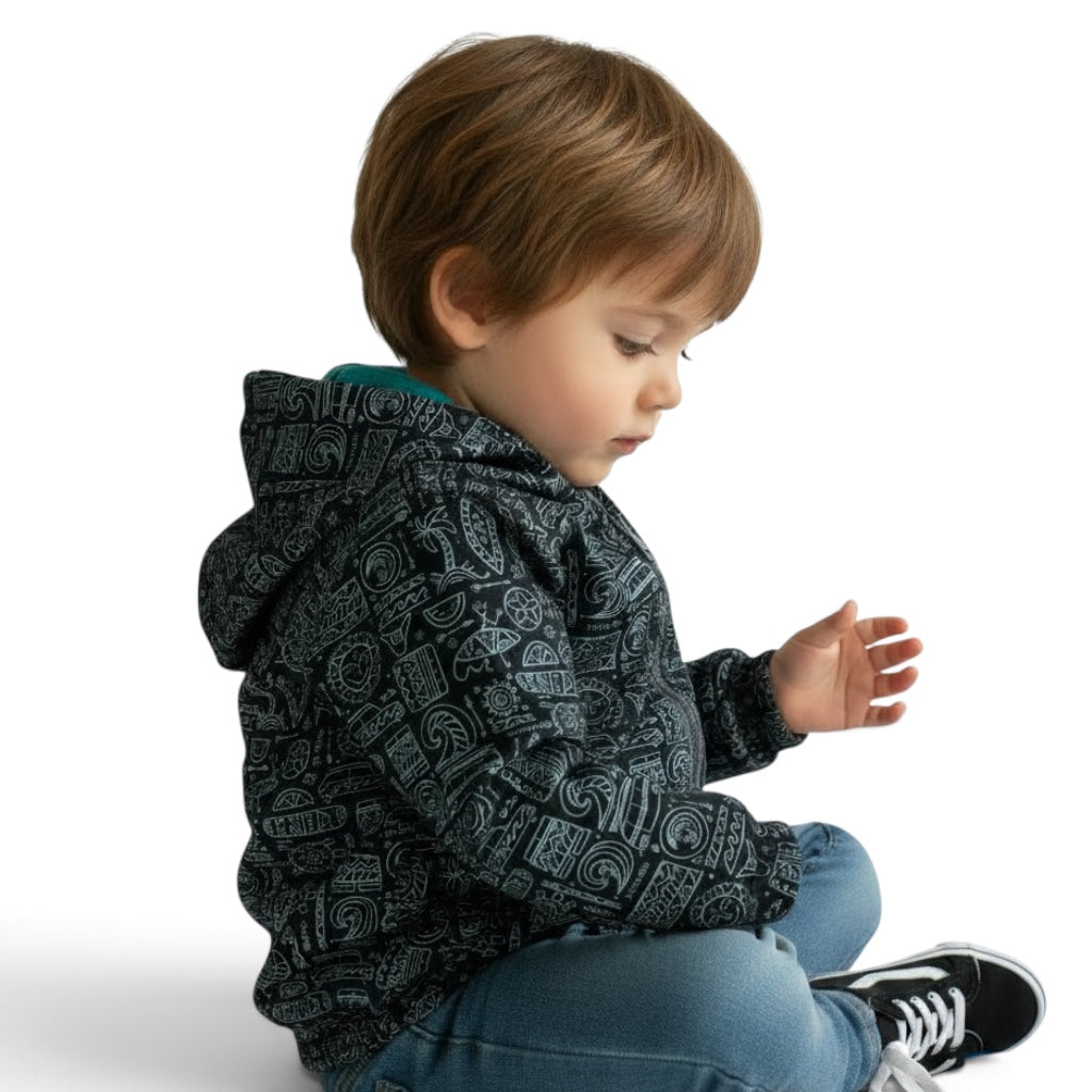 Kids Fleece-Lined Waterproof Jacket