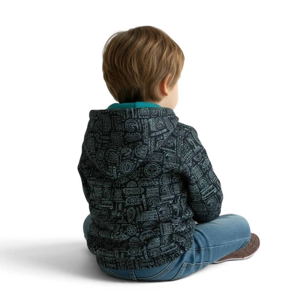 Kids Fleece-Lined Waterproof Jacket