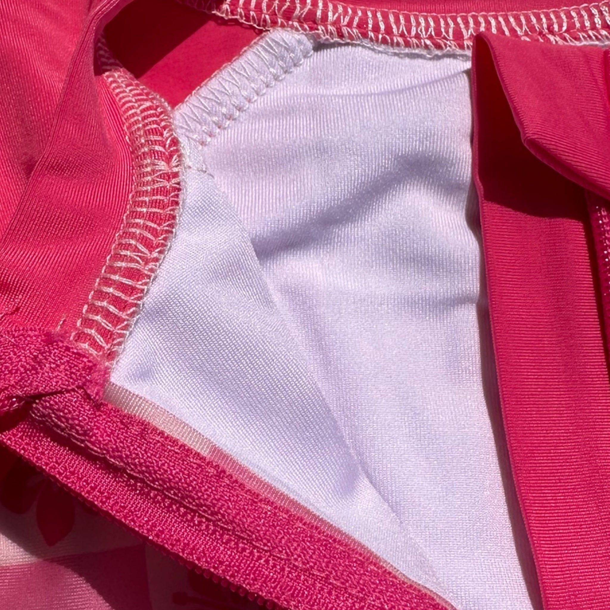 Image of Chequered Hibiscus Swimsuit