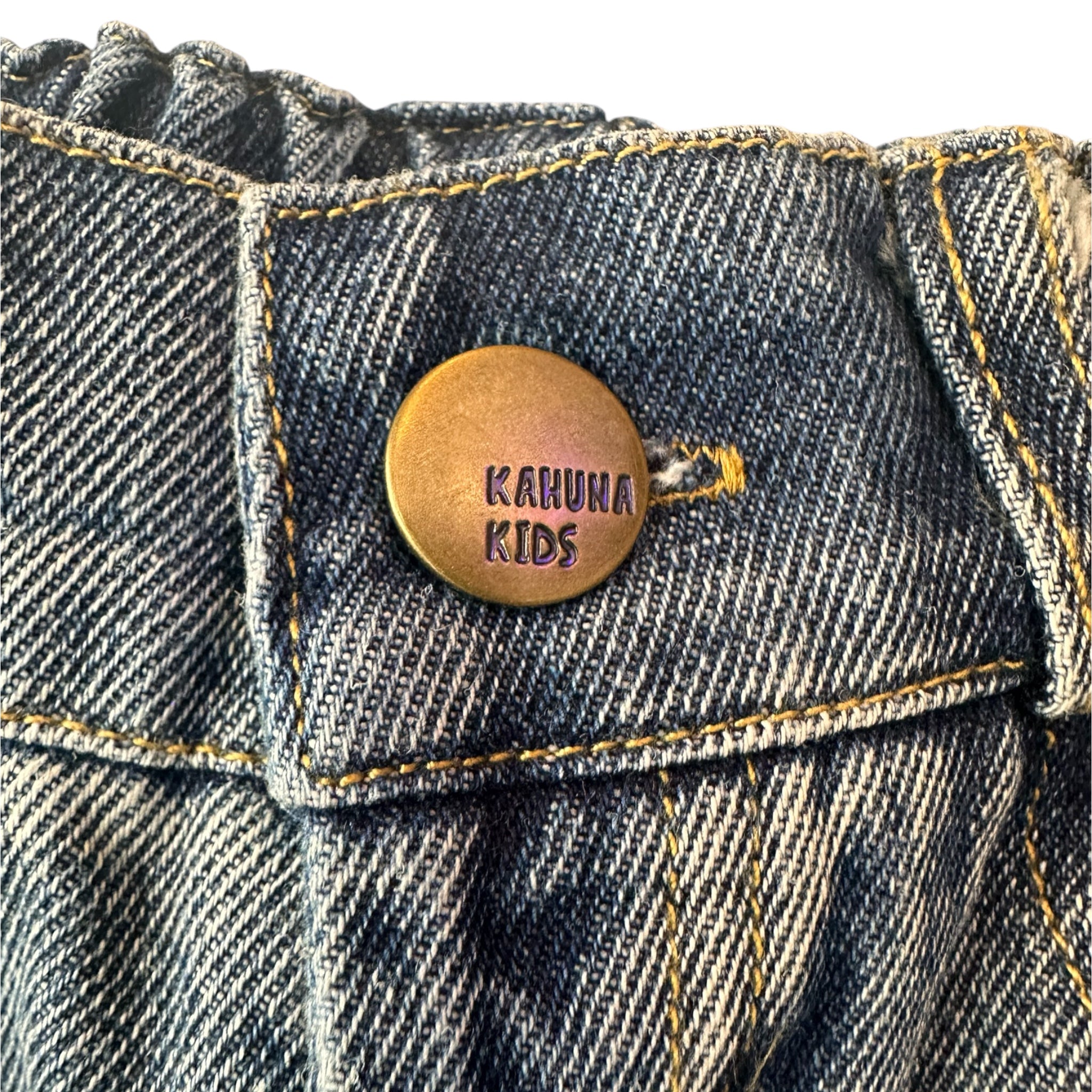 Unisex Elastic-wasted Blue Jeans (1-6 years)