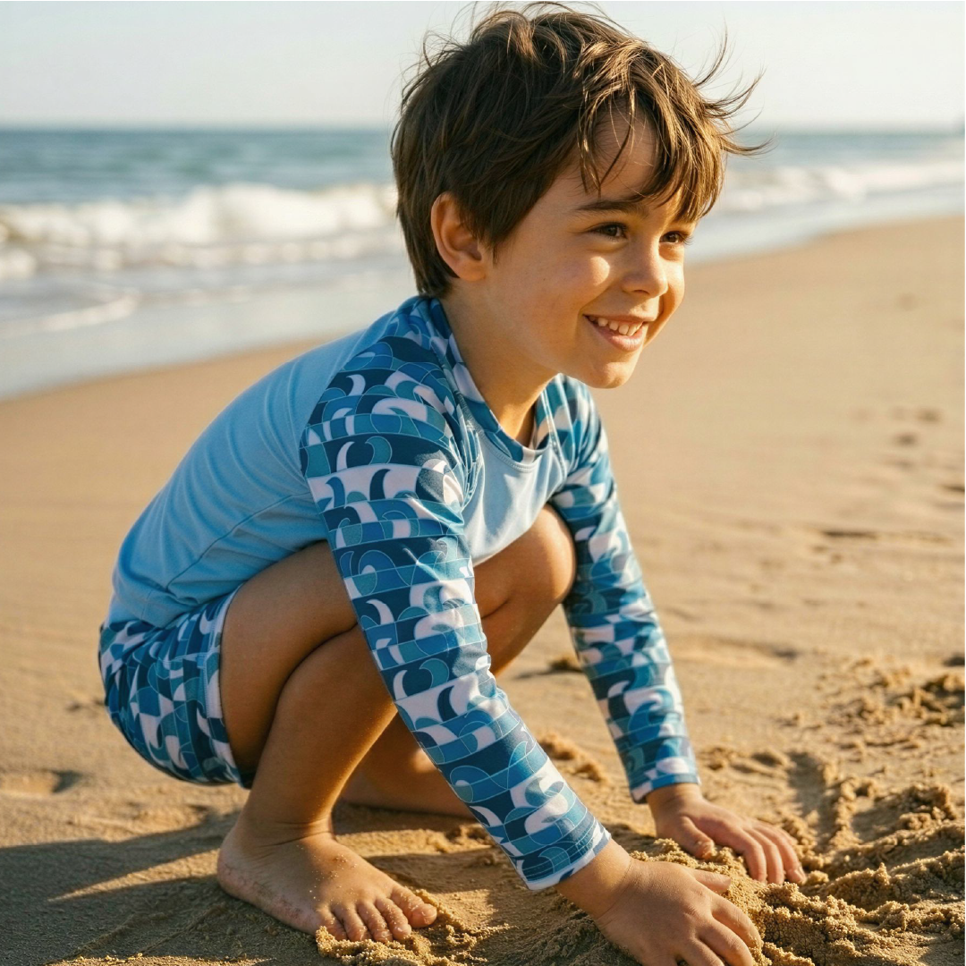 Zephyr Swell Rash Vest Set UPF 50+