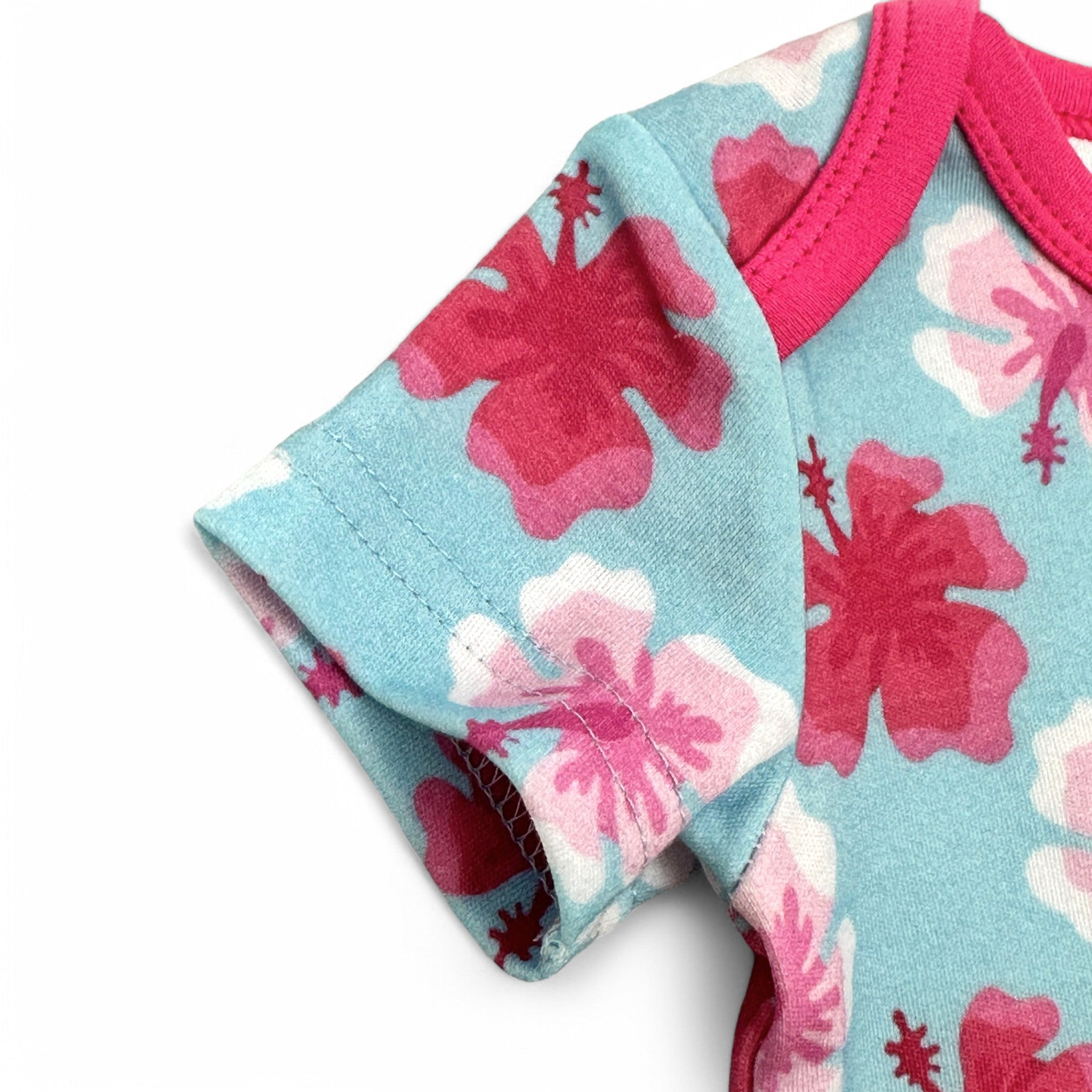 Hibiscus Print Bodysuit