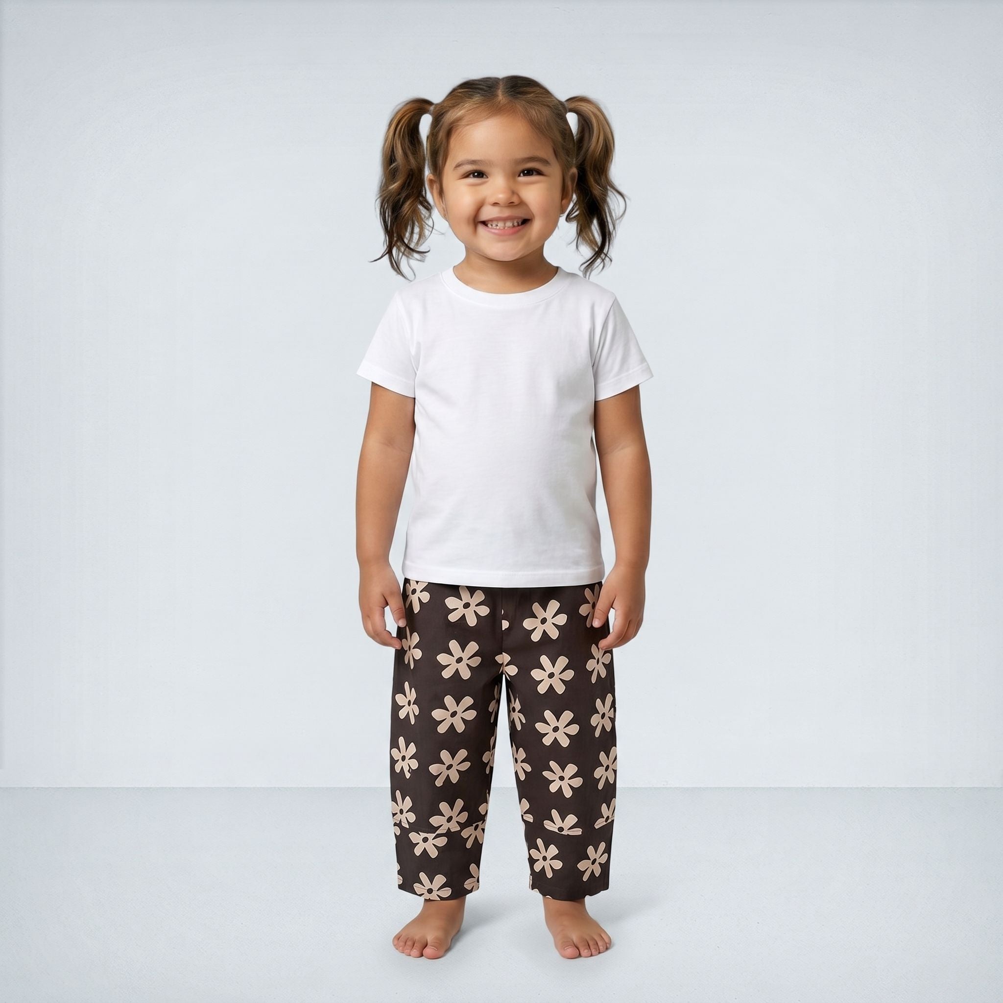 Casual Floral Trousers