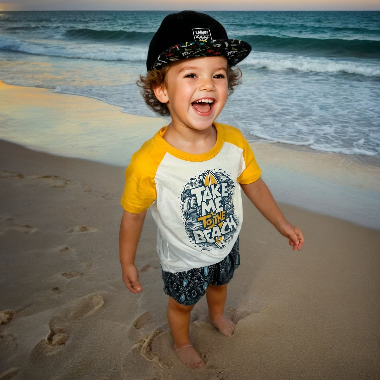 Take me to the Beach Raglan T-shirt