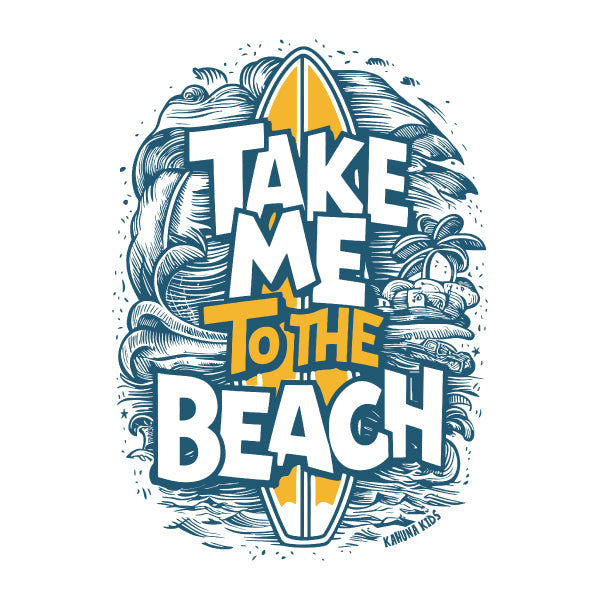 Breng me naar het Beach Raglan T-shirt