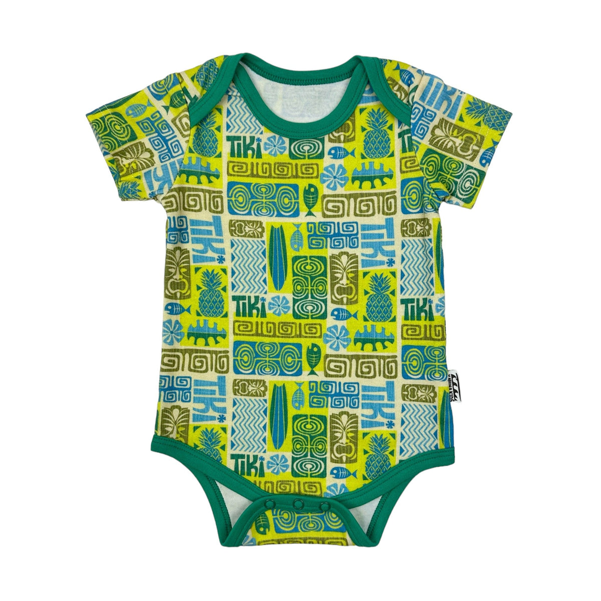 Tiki Print Bodysuit - Kahuna Kids