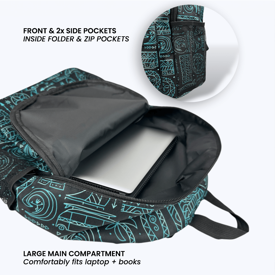 Tribal Surf Backpack - Kahuna Kids