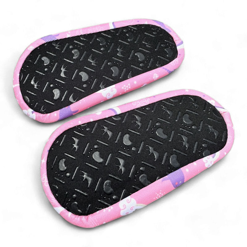 Narwhal Rainbow Beach Slippers