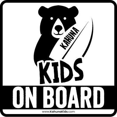 Image of Kahuna Kids surf car safety bumper sticker